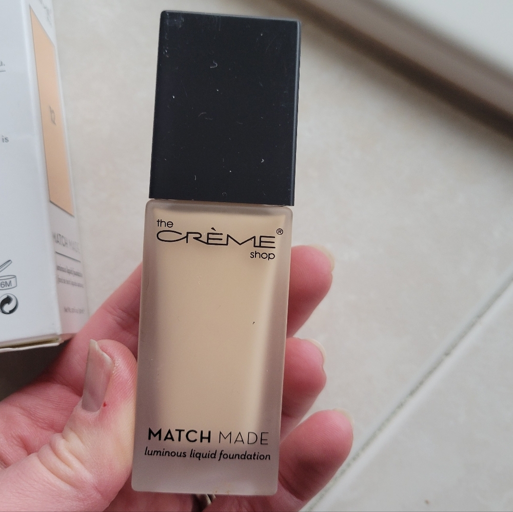 The Creme Shop Match Made Luminous Liquid Foundation Shade 12 New - Picture 8 of 10